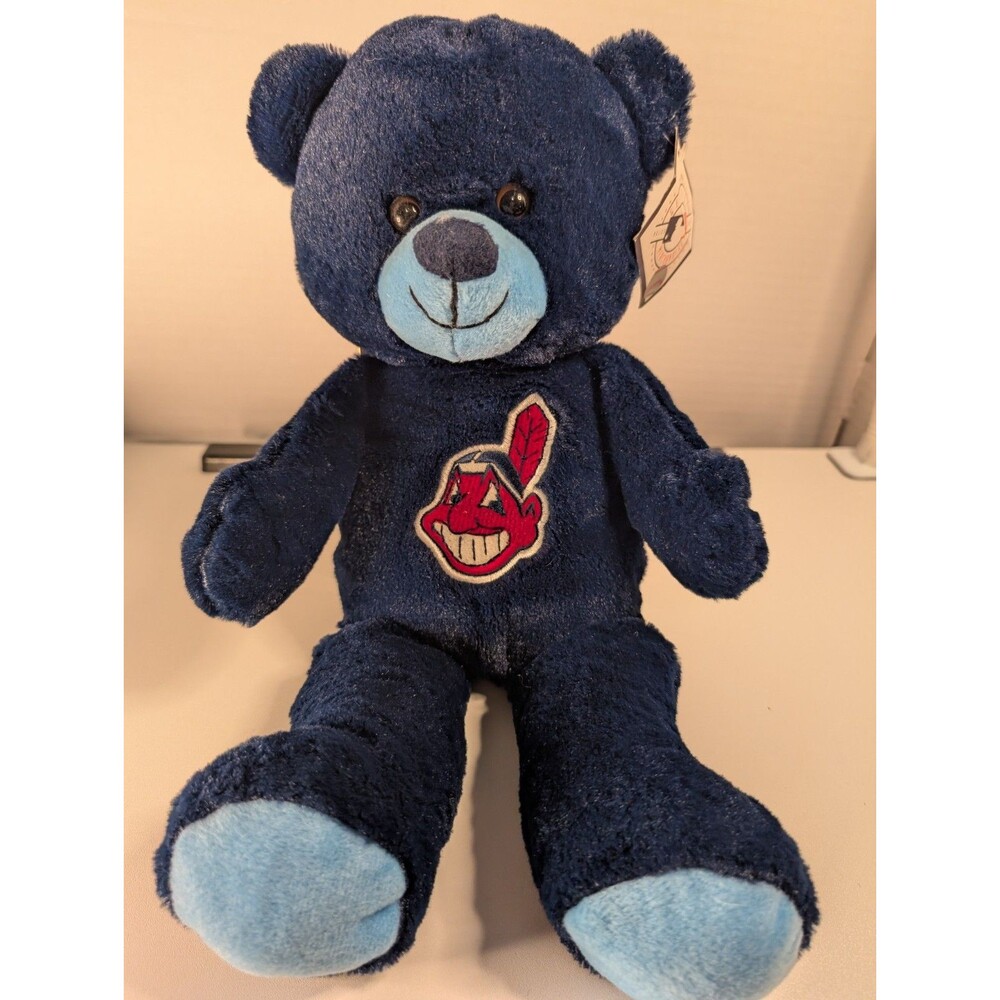 Old Logo Cleveland Indians Good Stuff Teddy Bear With Officially Licensed Tags